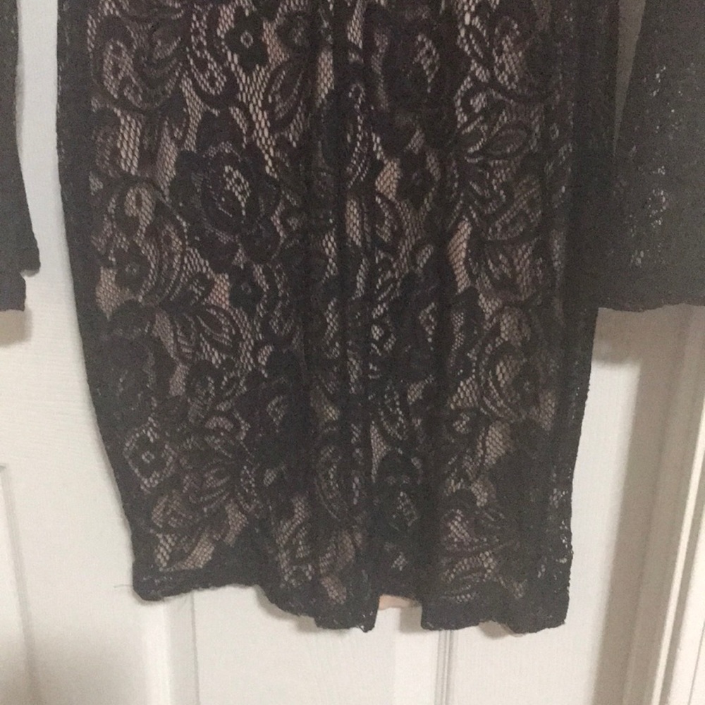 Mystic lace long sleeve dress bodycon dress size M - Picture 6 of 6